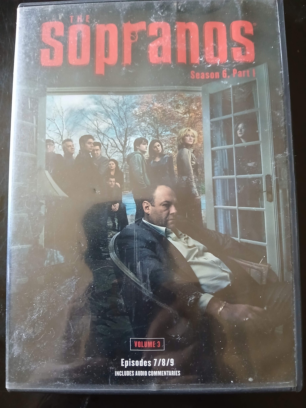 The Sopranos Season 6 Part 1 DVD - Red & Black Cover